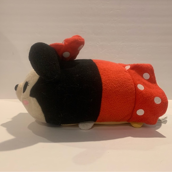 Pair Of 2 Disney Tsum Tsum Mickey & Minnie Mouse Plush 13" Long Stuffed Toys - Picture 3 of 11